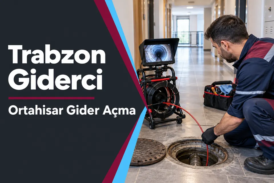 Trabzon Ortahisar gider açma — ortak atık su hattında inceleme