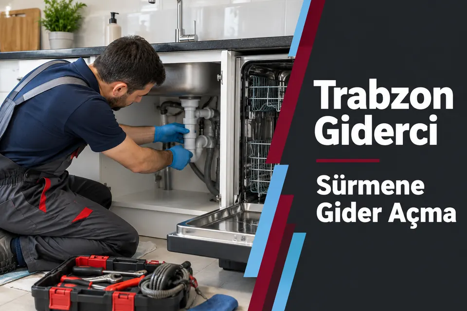 Trabzon Sürmene gider açma — evye ve makine ortak bağlantı kontrolü