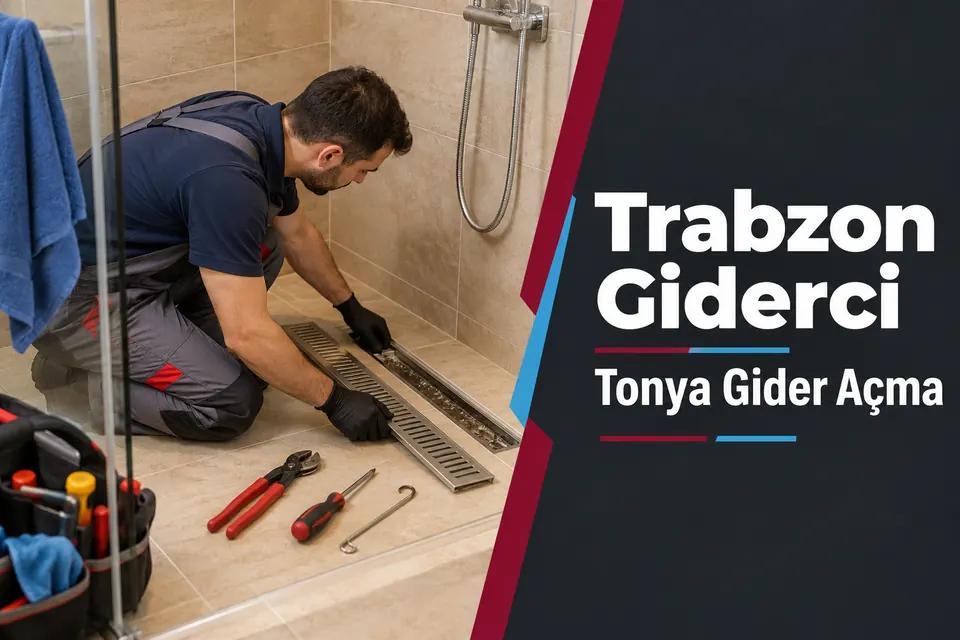 Trabzon Tonya gider açma — duş süzgeci parçalarının kontrolü