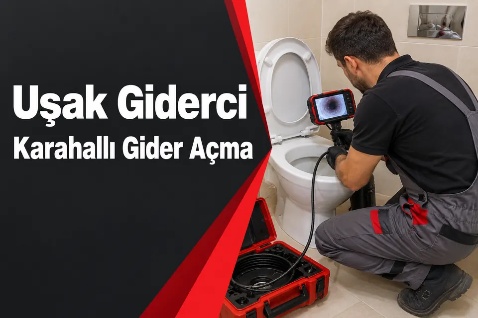 Uşak Karahallı gider açma — tuvalet çıkış hattında kontrol