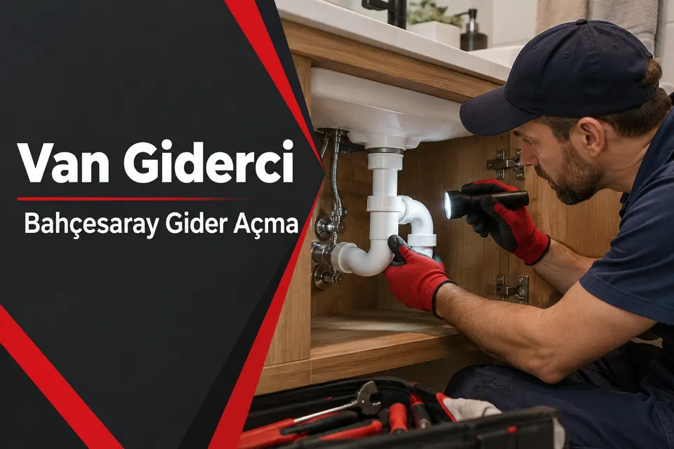 Van Bahçesaray gider açma — lavabo bağlantısında sızıntı kontrolü