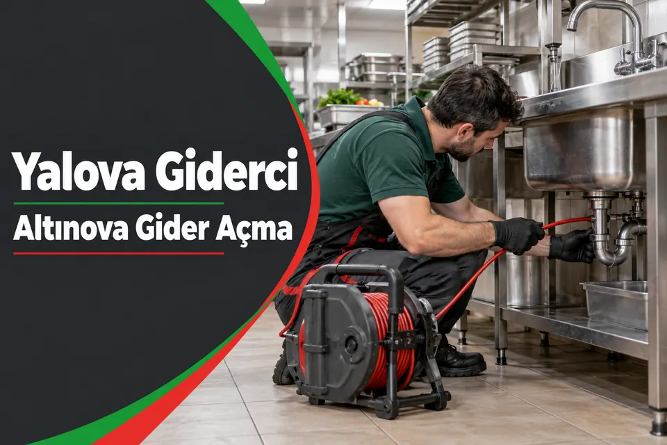 Yalova Altınova gider açma hizmet görseli Yalova Altınova gider açma — iş yeri evye tahliyesinin kontrolü