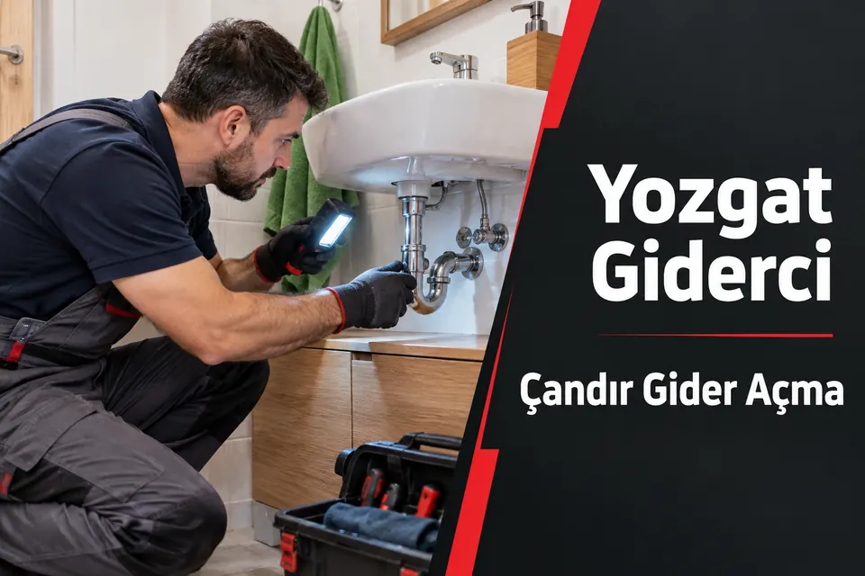 Yozgat Çandır gider açma — lavabo sifonunda akış ve bağlantı kontrolü