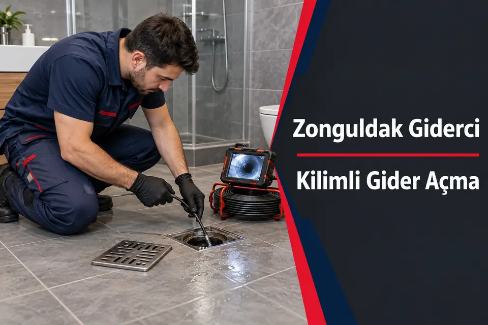 Zonguldak Kilimli gider açma — banyo yer süzgecinin incelenmesi